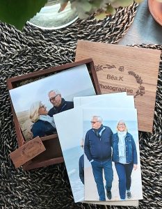 Box en bois personnalisée avec photos