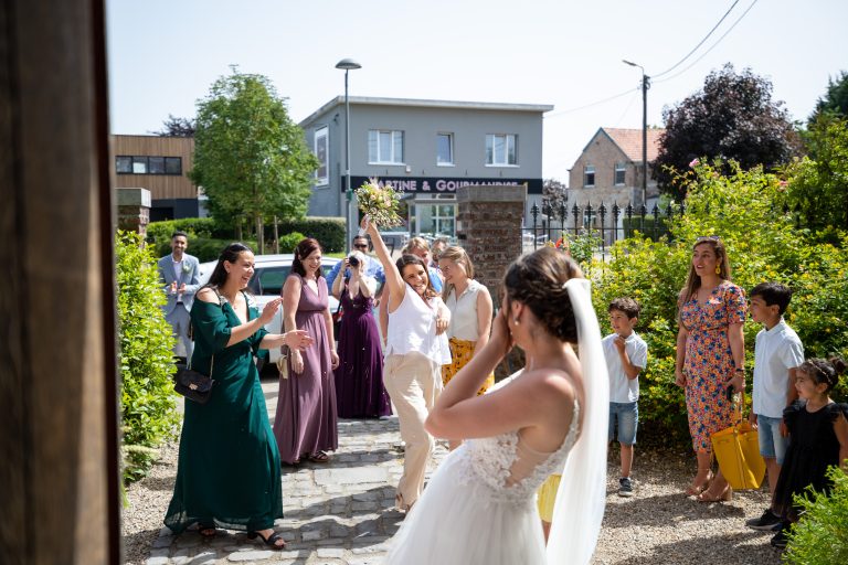 Lancé de bouquet à Héron